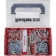 Набор дюбелей и буров Fischer FIXtainer, 306 предметов