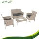 Polyrattan Garden Furniture Set Gardlov 26909, beige
