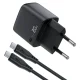 Сетевое зарядное устройство Acefast A113 GaN PD 20W с дисплеем и кабелем...