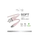 Puro Soft USB-A uz USB-C kabelis (18W, 1.5m) - Rozā