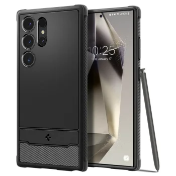 Чехол Spigen Rugged Armor для Samsung Galaxy S24 Ultra, черный