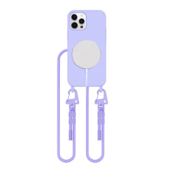 Чехол Tech-Protect для iPhone 12 / 12 Pro MagNecklace MagSafe, лавандовый