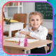 Bakalu Nicekids Hand Crank Pencil Sharpener Unicorn, Pink