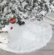 Ruhhy Ziemassvētku eglītes paklājiņš 120 cm, balts