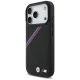 BMW iPhone 17 Pro чехол M Tricolor Metal Logo MagSafe, черный
