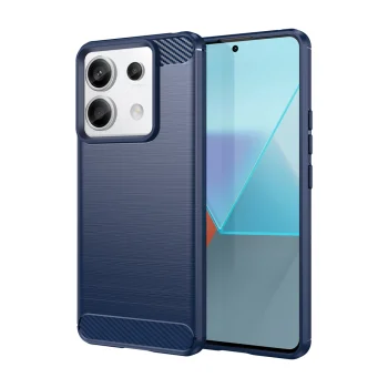 Чехол Carbon Case для Xiaomi Redmi Note 13 Pro, синий