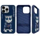 Nimmy Glasses Cool Cat vāciņš iPhone 15 Pro Max - Zils | Phone Case Cover Blue