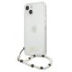 Guess Pearl caurspīdīgs vāciņš priekš iPhone 13 6.1\", White Pearl