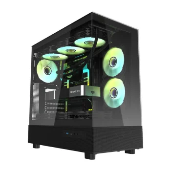 Datora korpuss Darkflash DPX90 ar 3 ventilatoriem, melns