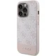 Guess 4G Stripe Collection futrālis iPhone 15 Pro - rozā krāsā | case for pink