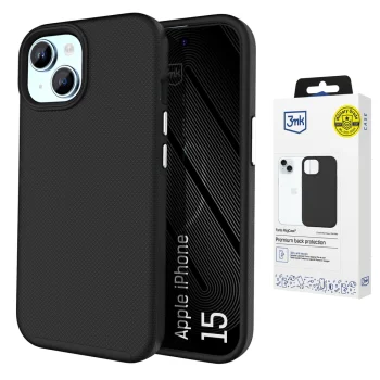 Чехол 3mk Fortis MagCase для iPhone 15 с MagSafe, черный