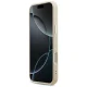 Чехол Guess Peony Hot Stamp Script MagSafe для iPhone 17 Pro Max — бежевый