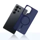 3mk Smoke MagCase for Samsung Galaxy S25 Ultra - Blue-Translucent