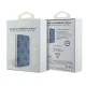 Guess 5000mAh 15W беспроводной внешний аккумулятор 4G Leather Metal Logo, синий