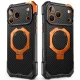 Чехол Supcase UB Grip Mag MagSafe для iPhone 18 Pro Max, черно-оранжевый