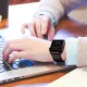 Tech-Protect LeatherFit siksniņa Apple Watch 4 / 5 6 7 8 9 SE Ultra 1 2 (42/44/45/49 mm) - Melna | Strap for Black