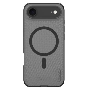 Nillkin iPhone 17 Air vāciņš Super Frosted Shield Pro Magnetic, caurspīdīgs melns