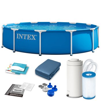 Каркасный бассейн Intex 28212 366 x 76 см, 10-в-1