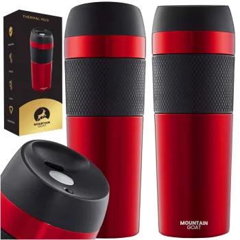 Thermal Mug Mountain Goat TRAVEL 450 ml, Red