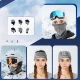 Qunature daudzfunkcionāla sporta bandana un kakla sildītājs, pelēka