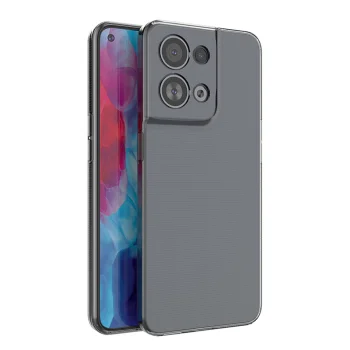 Vāciņš Ultra Clear 0.5mm tālrunim Oppo Reno 8, caurspīdīgs