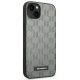 Karl Lagerfeld Saffiano Mono Metal Logo Case for iPhone 14, Gray
