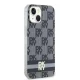 DKNY iPhone 15 Plus vāciņš Checkered Pattern MagSafe, melns