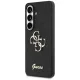 Чехол Guess Fixed Glitter Big 4G для Samsung Galaxy S26, черный
