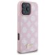 Чехол Guess для iPhone 16 Pro Max Peony Script MagSafe, розовый
