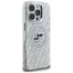 Чехол Karl Lagerfeld IML Glitter Karl & Choupette MagSafe для iPhone 16 Pro Max, Серый