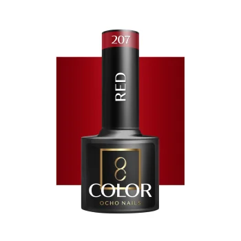 Ocho Nails hibrīda nagu laka Red 207, 5 g