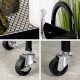 3-Tier Rolling Cart Mobile Storage Organizer, Black