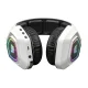 ONIKUMA B100 bezvadu spēļu austiņas, Bluetooth / 2.4G, baltas