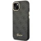 Чехол Guess 4G Vintage Gold Logo для iPhone 14 Plus - Черный