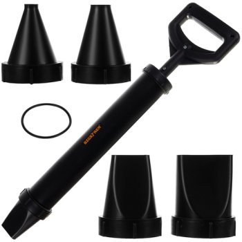 Bigstren 00021506 Construction Mortar Pump Gun with 4 Nozzles, 850ml, Black