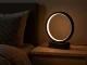 LED galda un nakts lampa gredzena formā ar spilgtuma regulēšanu, 23.5cm, melna