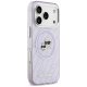 Чехол MagSafe Karl Lagerfeld IML Glitter с логотипом голов Karl & Choupette для iPhone 17 Pro...