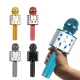 Bērnu karaoke mikrofons bezvadu ar iebūvētu skaļruni WS-858, Sudraba | Karaoke microphone portable wireless speaker