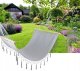 Gotel HM3 Garden Hammock with Wooden Spreader Bars and Fringes Ibiza, 300x100 cm