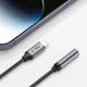 Адаптер Tech-Protect UltraBoost Lightning / 3.5mm mini jack, черный