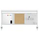 Настольный органайзер / перегородка Ergo Office ER-300 W, белый