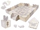 Bērnu spēļu grīdas Puzle paklājs putu paklājiņš Dzīvnieki - 36 gab 30x30cm | Kids Foam Floor Puzzle Mat Animals