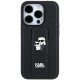 Чехол Karl Lagerfeld для iPhone 11 Gripstand Saffiano Karl & Choupette, черный