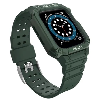 Защитный чехол и ремешок для Apple Watch 38/40/41mm, Зеленый