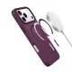 Vāciņš Dux Ducis Yind iPhone 18 Pro / 17 Pro ar MagSafe, ķiršu krāsā