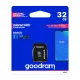 Atmiņas karte 32GB GoodRam MicroSDHC Class 10 UHS-I ar adapteri, melna