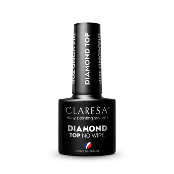 Claresa Top Diamond No Wipe virsējais pārklājums nagiem, 5g