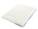 Fabric pet bed for dogs and cats, 54x44 cm, blue
