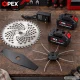 Аккумуляторный триммер OPEX TOOLS OPX28025, 21В, 1200Вт, 2x 3.0Ач