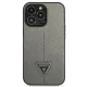 Guess Saffiano Triangle Logo vāciņš iPhone 14 Pro Max - Sudraba